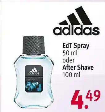 Rossmann Adidas edt spray oder after shave Angebot