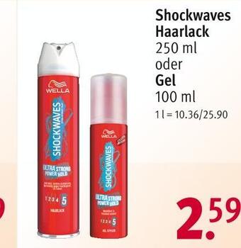 Rossmann Shockwaves haarlack oder gel Angebot