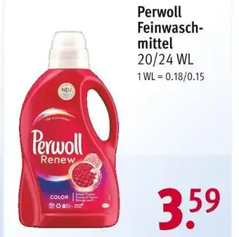 Rossmann Perwoll feinwaschmittel Angebot