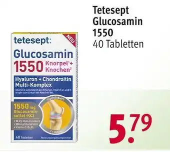 Rossmann Tetesept glucosamin 1550 Angebot