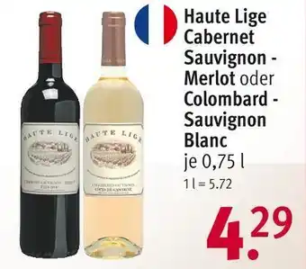 Rossmann Haute lige cabernet sauvignon - merlot oder colombard - sauvignon blanc Angebot