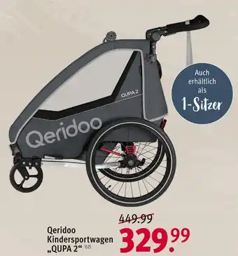 Rossmann Qeridoo kindersportwagen „qupa 2“ Angebot