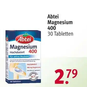 Rossmann Abtei magnesium 400 Angebot