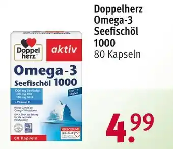 Rossmann Doppelherz omega-3 seefischöl 1000 Angebot