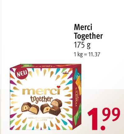 Alle Merci Angebote Entdecken Sie das günstigste Merci Angebot!