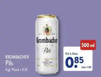 Aldi Nord Krombacher Pils Angebot