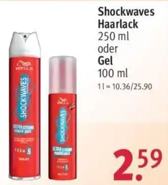 Rossmann Shockwaves Haarlack 250 ml oder Gel 100 ml Angebot