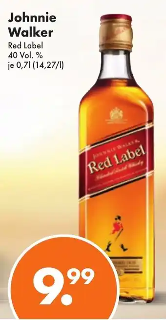 Trink und Spare Johnnie Walker Red Label 700ml Angebot