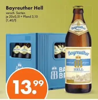 Trink und Spare Bayreuther Hell 20*500ml Angebot