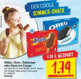 NP Discount Milka-, Oreo-, Toblerone- oder Daim-Ice-Cream Angebot