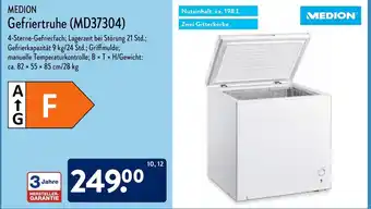 Aldi Nord Medion Gefriertruhe | MD37304 Angebot