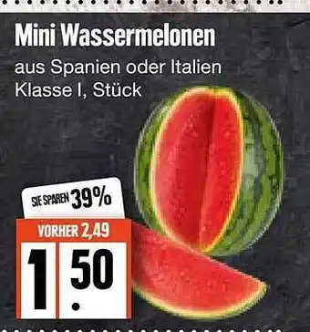 Edeka Frischemarkt Mini Wassermelonen Angebot