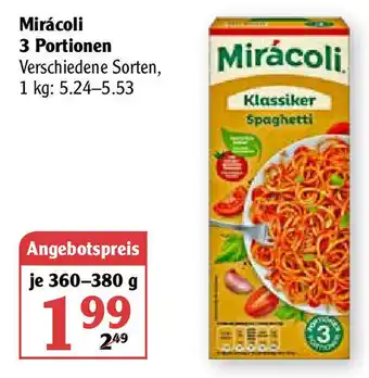 Globus Mirácoli 3 Portionen 360-380 g Angebot