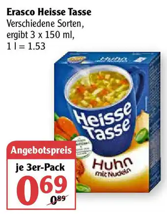 Globus Erasco Heisse Tasse Angebot