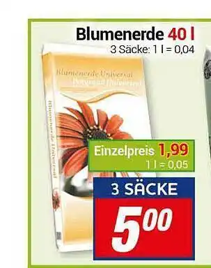 CENTERSHOP Blumenerde 40 L Angebot