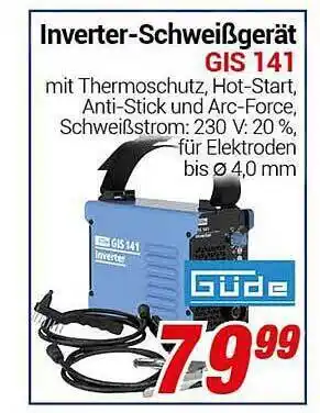 CENTERSHOP Lnverter-schweißgerät Angebot