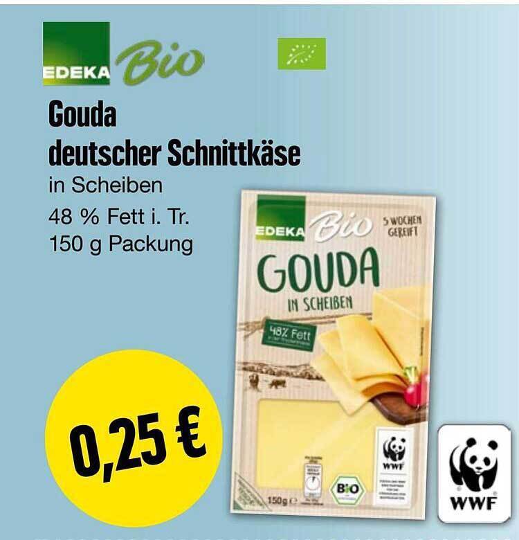 Edeka Bio Gouda Deutscher Schnittkäse Angebot bei Edeka
