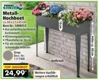 Norma24 Metall-hochbeet Angebot