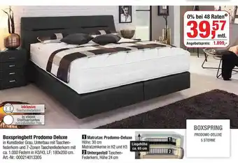 Opti Wohnwelt Boxspringbett Prodomo Deluxe Angebot