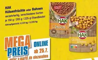 V Markt Hak Hülsenfrüchte Oder Bohnen Angebot