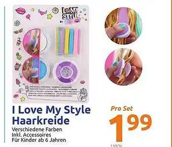 Action I Love My Style Haarkreide Angebot