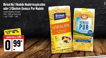 Edeka Birkel No 1 Nudeln Nudel-inspiration Oder 3 Glocken Genuss Pur Nudeln Angebot