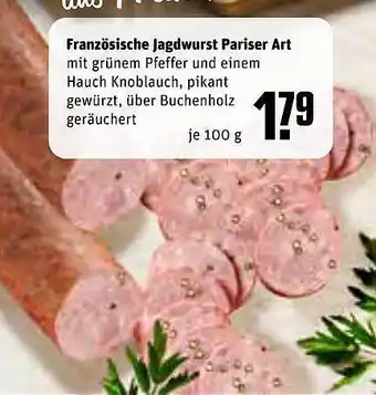 REWE Französischer Jagdwurst Pariser Art Angebot