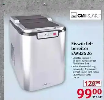 Selgros Clatronic Eiswürfelbereiter Ewb3526 Angebot