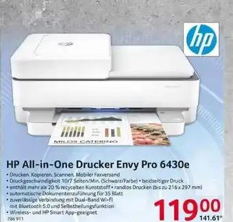 Selgros Hp All-in-one Drucker Envy Pro 6430e Angebot