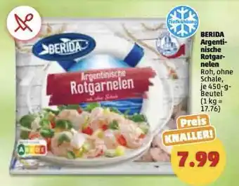 PENNY Berida Argentinische Rotgarnelen 450g Angebot