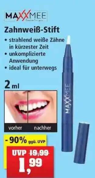 Thomas Philipps Maxxmee Zahnweiß-stift Angebot