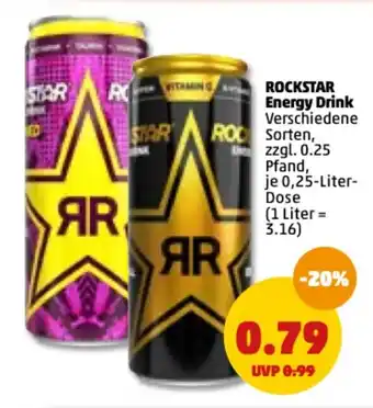 PENNY Rockstar Energy Drink 250ml Angebot