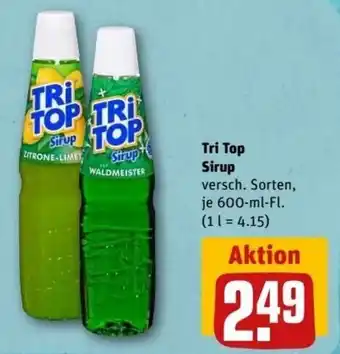 REWE Center Tri Top Sirup 600 ml Fl. Angebot