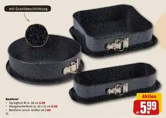 REWE Center Backform Angebot