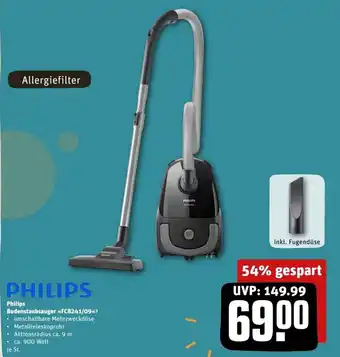 REWE Center Philips Bodenstaubsauger ,,FC8241/09" Angebot