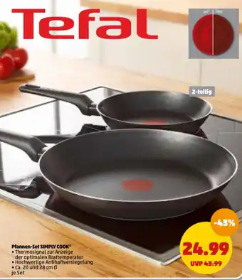 PENNY Tefal Pfannen-Set Simply Cook Angebot