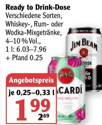 Globus Ready to Drink Dose Angebot