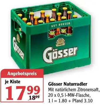 Globus Gösser Naturradler Angebot