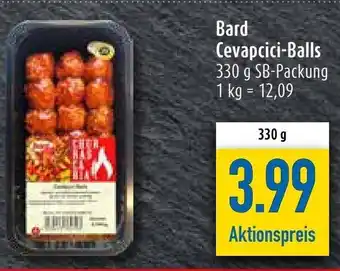 diska Bard Cevapcici Balls 330 g SB-Packung Angebot