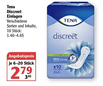 Globus Tena Discreet Einlagen Angebot