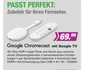 EP Google Chromecast mit Google TV Angebot