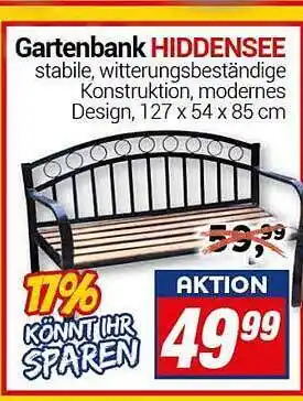 CENTERSHOP Gartenbank Hiddensee Angebot