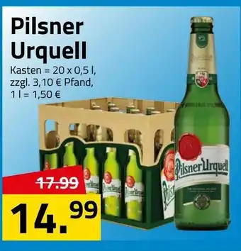 Logo Getränkemarkt Pilsner Urquell 20 x 0,5 L Angebot