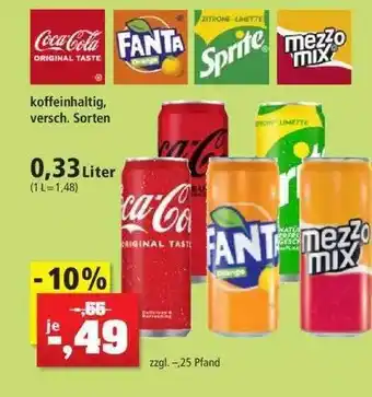 Thomas Philipps Coca-cola, Fanta, Sprite Oder Mezzo-mix Angebot