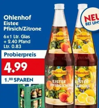 Hol'ab Getränkemarkt Ohlenhof Eistee Pfirsich/Zitrone 6x1L Angebot