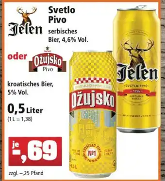 Thomas Philipps Svetlo Pivo oder Ozujsko 0,5L Angebot