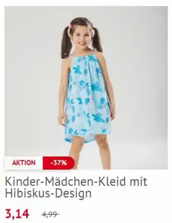 NKD Kinder Mädchen Kleid mit Hibiskus Design Angebot