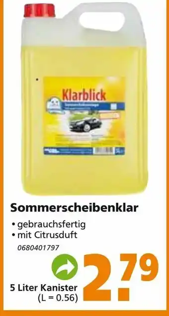 Globus Baumarkt Sommerscheibenklar Angebot