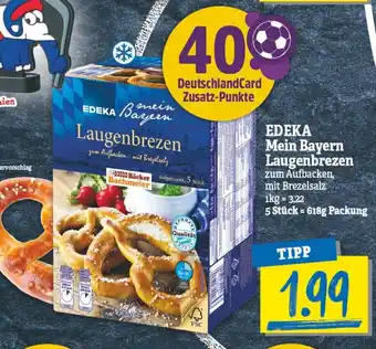 NP Discount Edeka Mein Bayern Laugenbrezen 618g Angebot