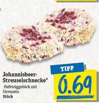 NP Discount Johannisbeer Streuselschnecke Angebot